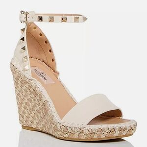 Valentino Espadrille Wedge Sandals size 41